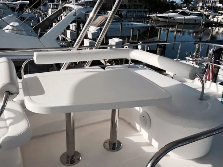 Used Power Catamaran for Sale 2009 Leopard 37 PC Deck & Equipment